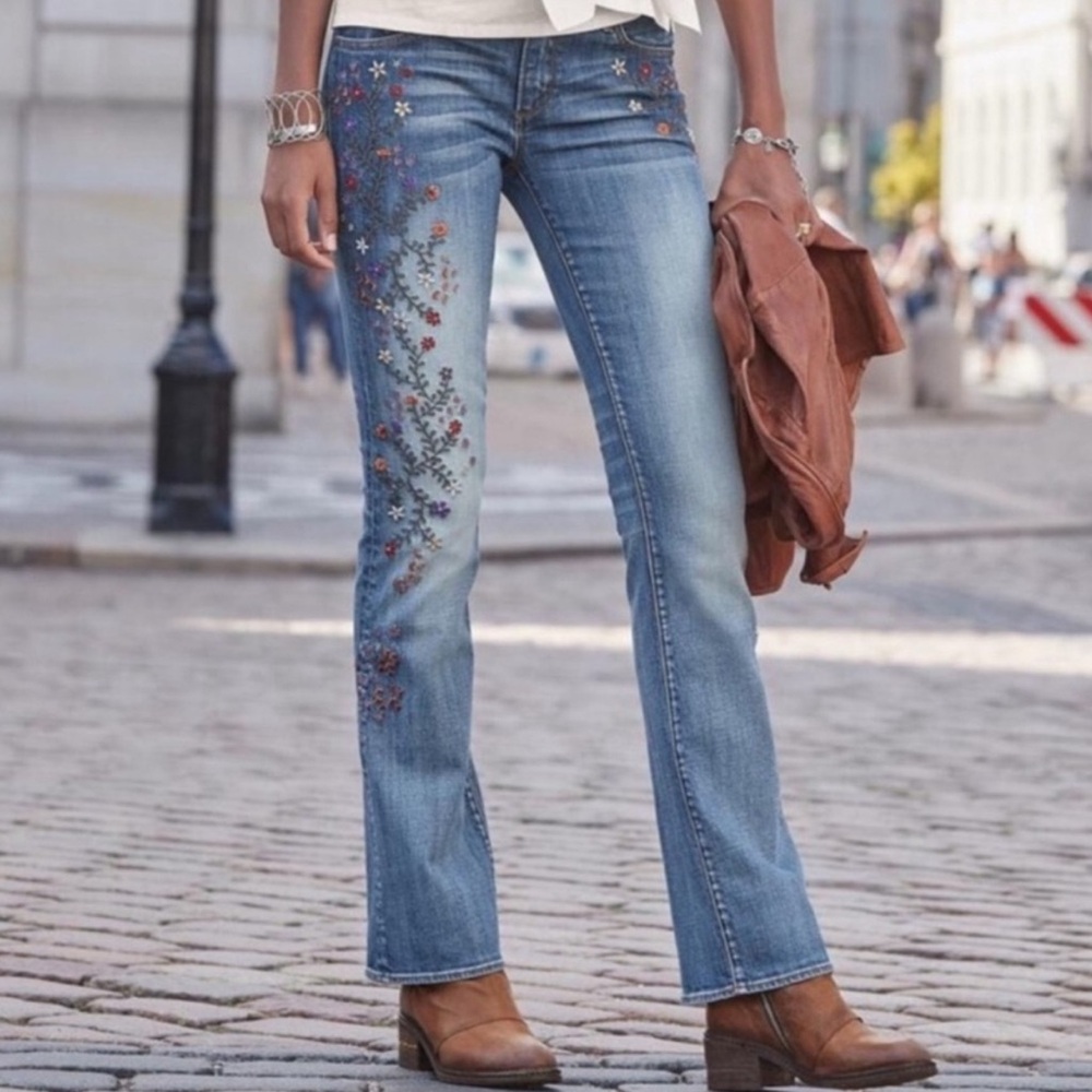 Driftwood Kelly embroidered jeans 26